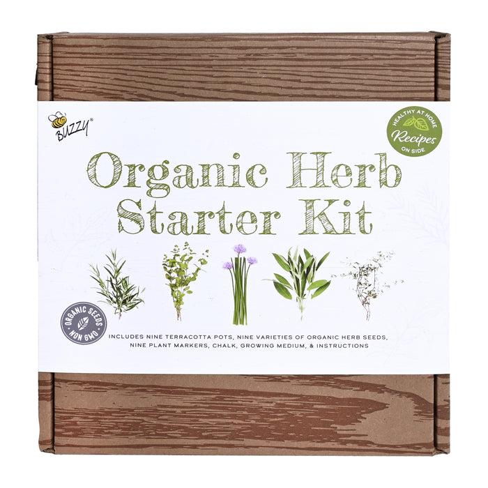 Organic Herb Garden Grow Kit | 9 Variety Gift Set