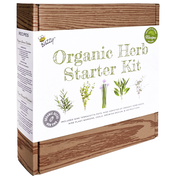 Organic Herb Garden Grow Kit | 9 Variety Gift Set