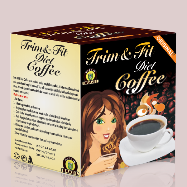 Original Trim and Fit Diet Coffee 12 Sachets