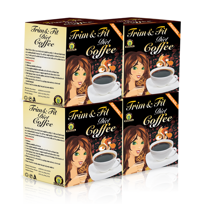 Original Trim and Fit Diet Coffee 12 Sachets