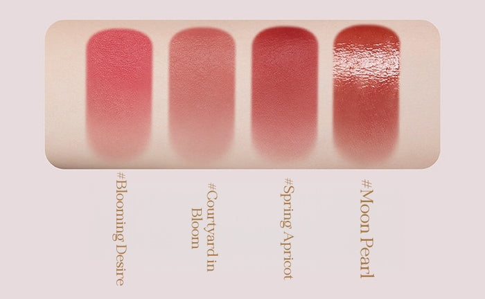 PALACE MUSEUM Treasure Garden Collection Moist Matte & Glossy Lip Glaze T5493