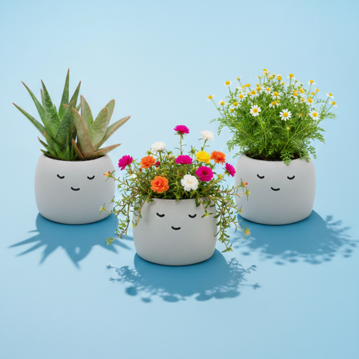 Peaceful Pot Grow Kit | Chamomile (3 Pack)