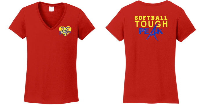 Peak Softball Ladies Short Sleeve Softball Tough Tee