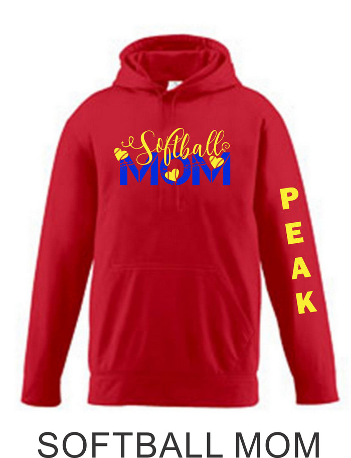 Peak Softball Performance Sweatshirt- 2 designs