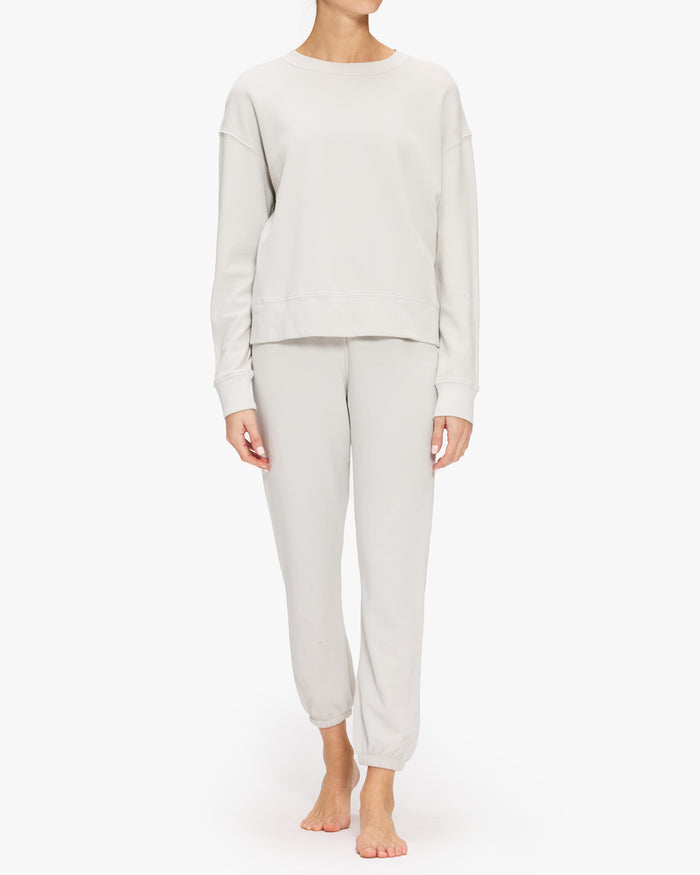 Perfect White Tee Tyler French Terry Pullover Sweatshirt