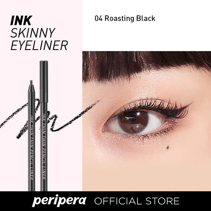 PERIPERA Ink Thin Thin Pencil Liner 04 Roasting Black كحل العيون