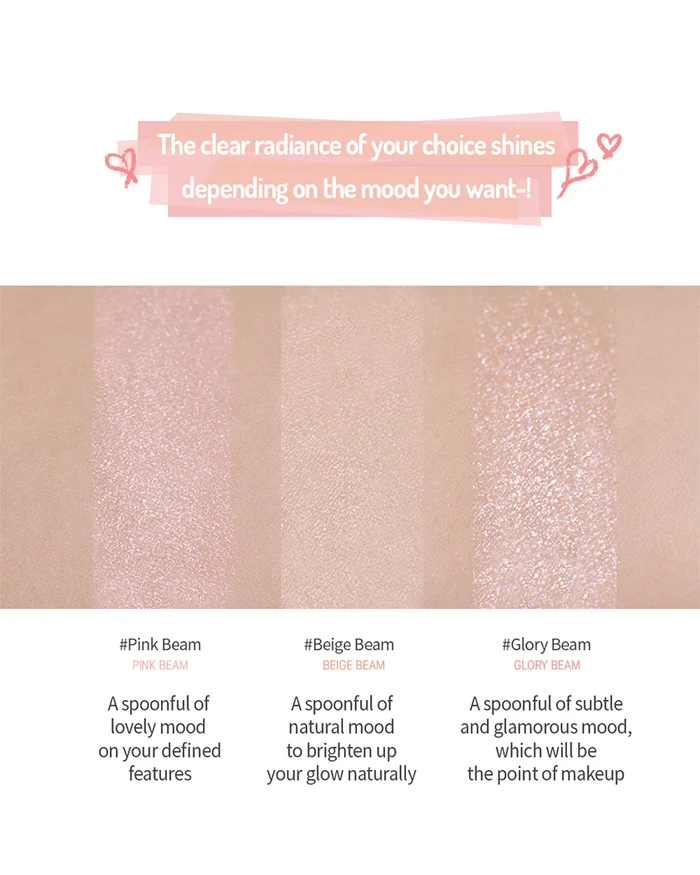 PERIPERA INK V HIGHLIGHTER 01 RADIANCE SHOT هايلايت اضاءة للبشرة
