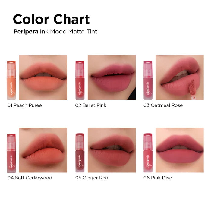 PERIPERA Mood matte ink mood matt tint تنت بقوام مات