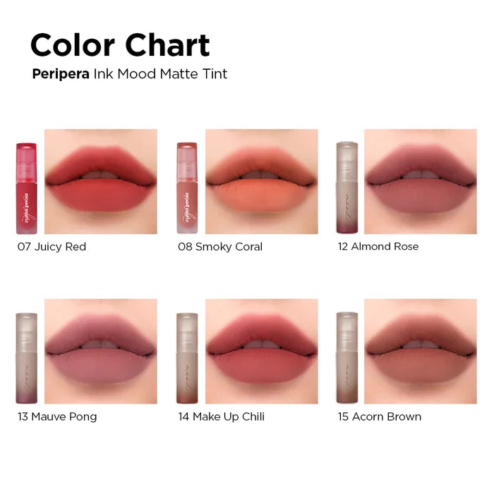 PERIPERA Mood matte ink mood matt tint تنت بقوام مات