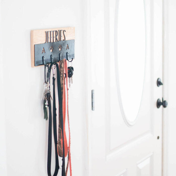 Personalized Key & Leash Holder - LeeMo Designs
