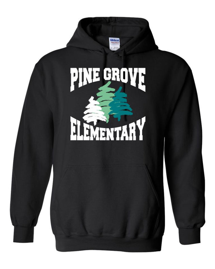PGE Black Hooded Trees Sweatshirt