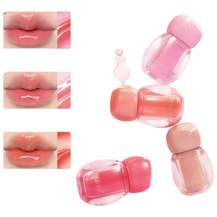 PINK BEAR Light Bulb Collection Glossy Long-wear Essence Lip Gloss T5531