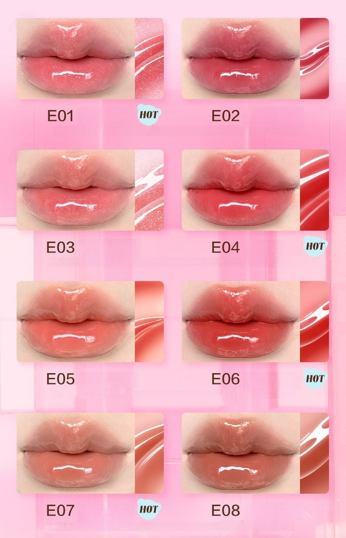 PINK BEAR Light Bulb Collection Glossy Long-wear Essence Lip Gloss T5531