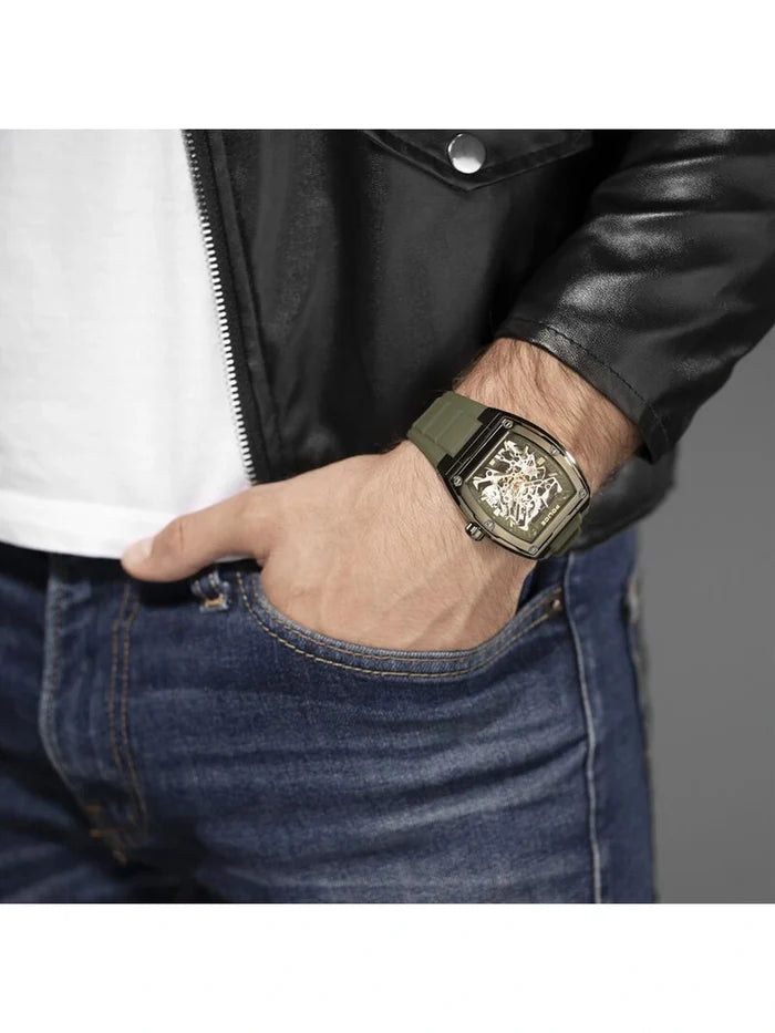 Police Round Analog Watch - PLPEWJR0005906