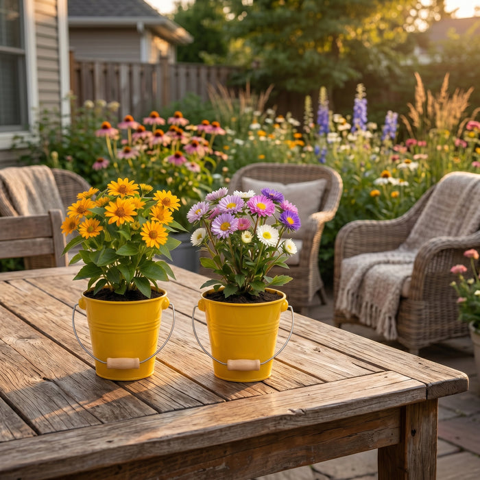Pollinator Flower Grow Kit | Oxeye Sunflower & Aster (2 Pack)