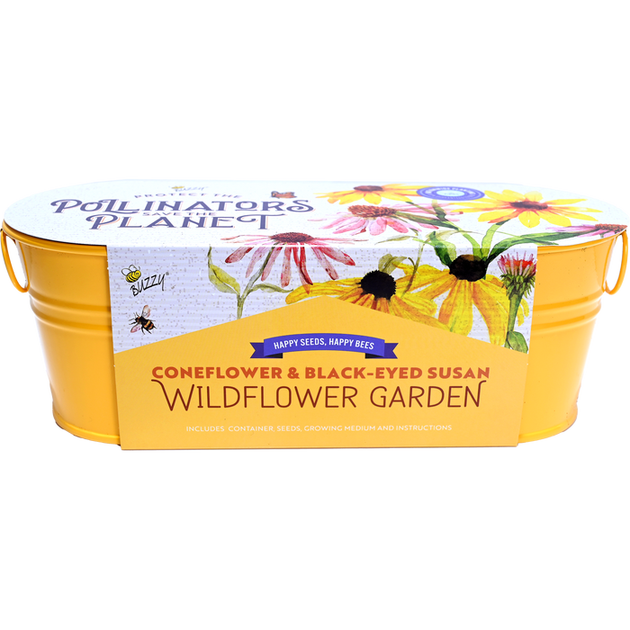 Pollinator Flower Grow Kit | Purple Coneflower & Black-Eyed Susan