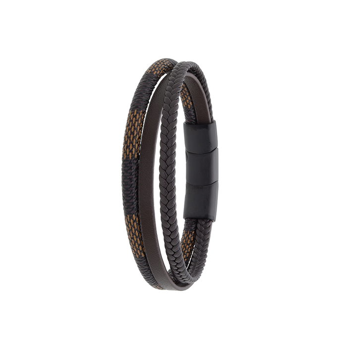 Polo Exchange Men Bracelet ST46-_DSC0176 Coffee