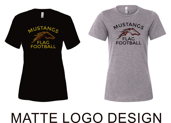 Pondo Flag Football Ladies Bella Canvas Tee- 2 Designs