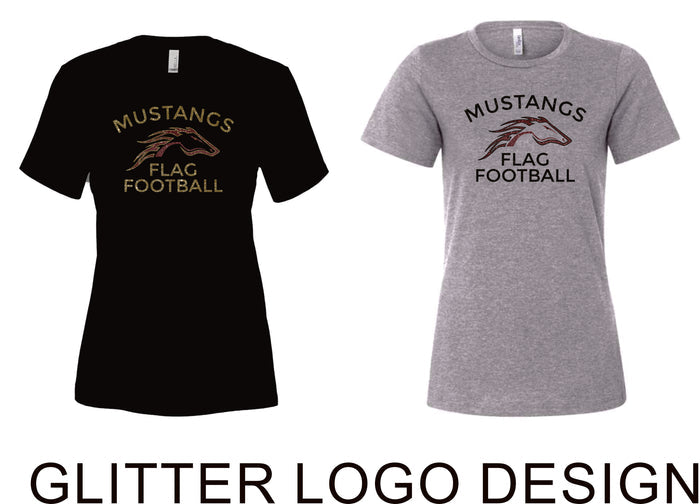 Pondo Flag Football Ladies Bella Canvas Tee- 2 Designs