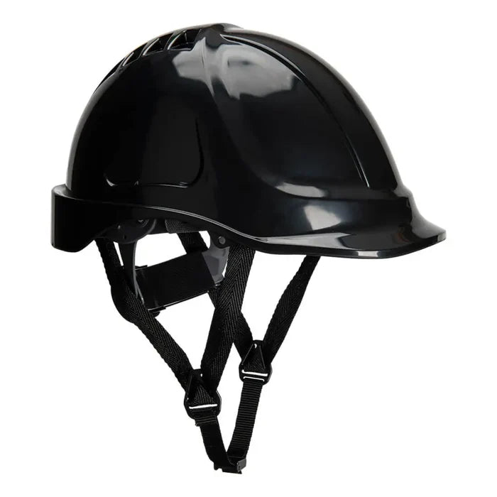 En iso 20471 class 1safety helmet wheel ratchet 4 point chinstrap (en 50365) ps54