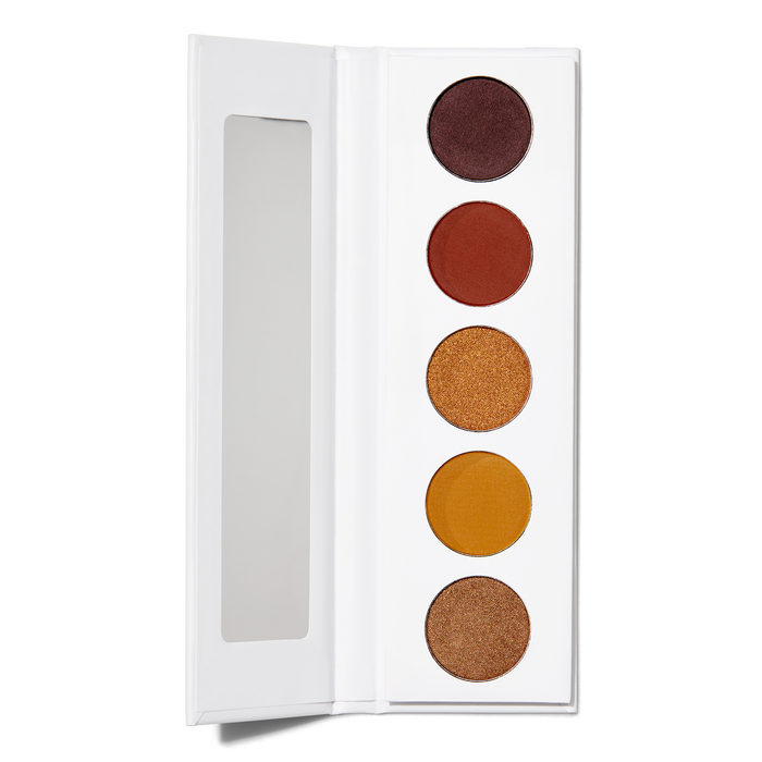 well people orange brown eyeshadow palette
