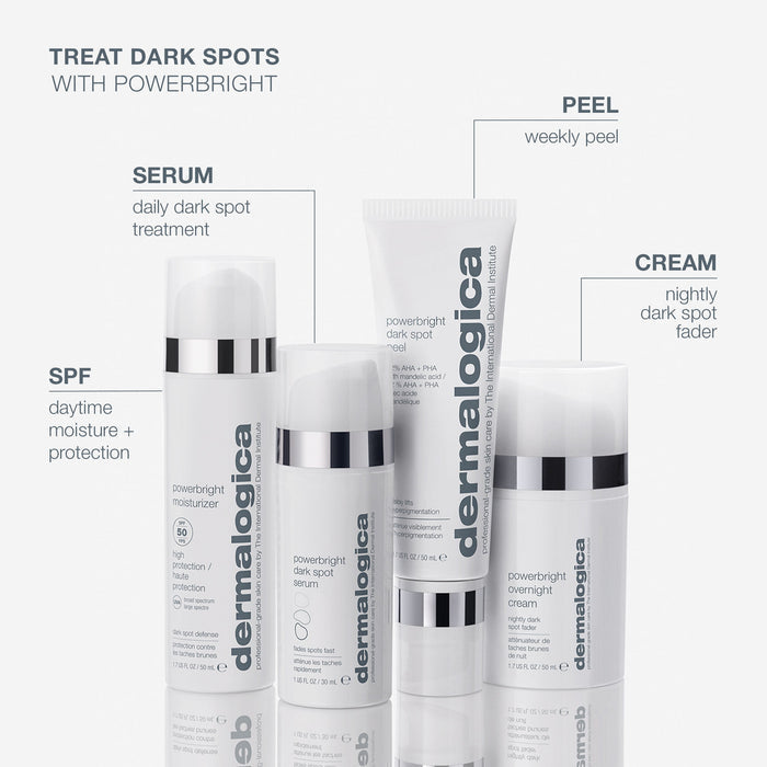 image of dermalogica powebright franchise and the various products