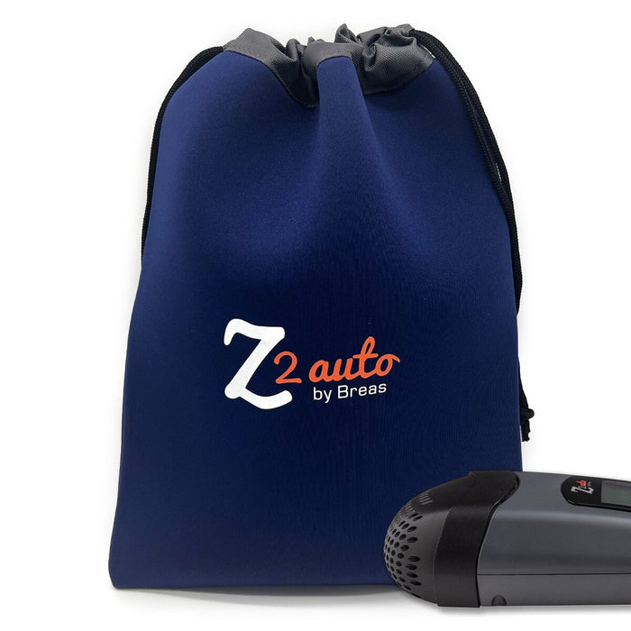 z2 CPAP Travel Bd with CPAP Machine next to it