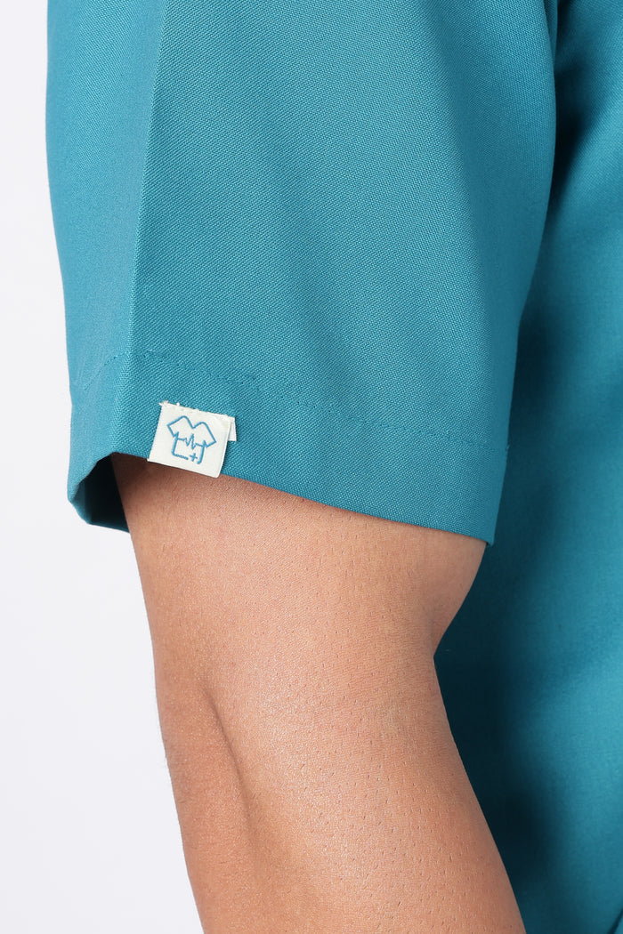 Prime – Men's V-Neck Scrub - 7 Pocket - Aqua