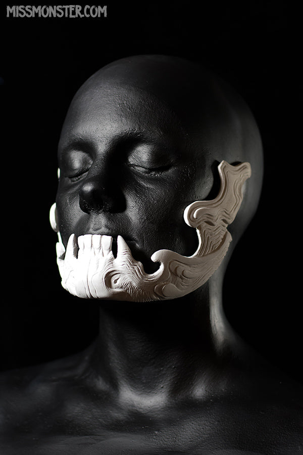 PRIVATE LISTING- ORNATE MANDIBLE- HALF JAW MASK- BLANK PREORDER