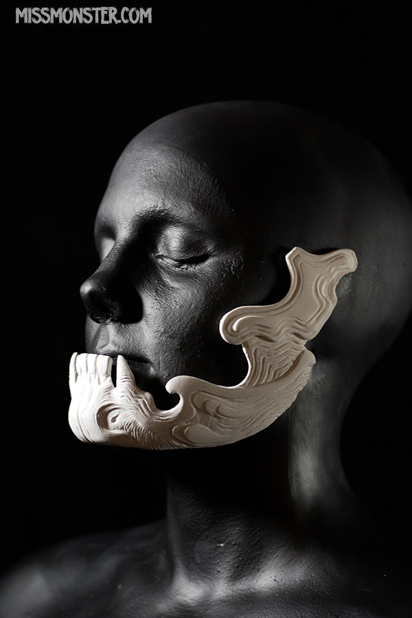 PRIVATE LISTING- ORNATE MANDIBLE- HALF JAW MASK- BLANK PREORDER