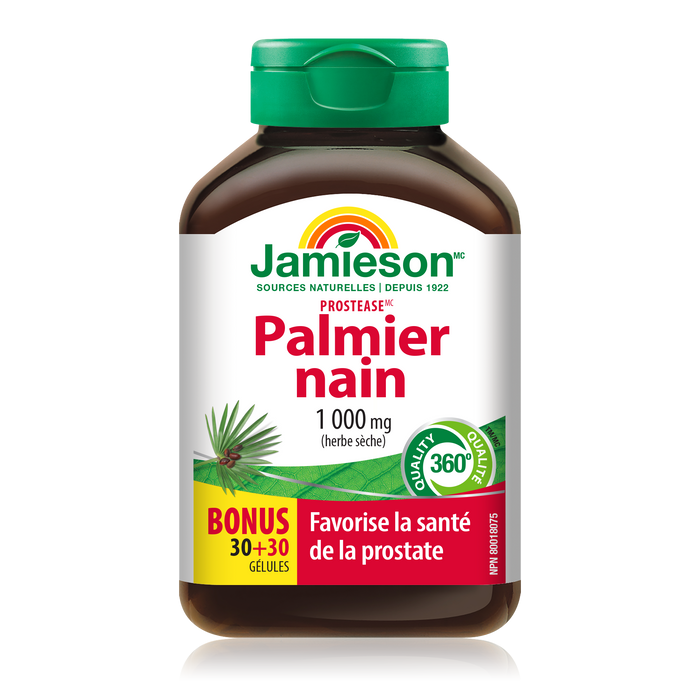 31000346 Jamieson ProsteaseTM Saw Palmetto 1,000 mg, 60 ct 2806_MAIN2