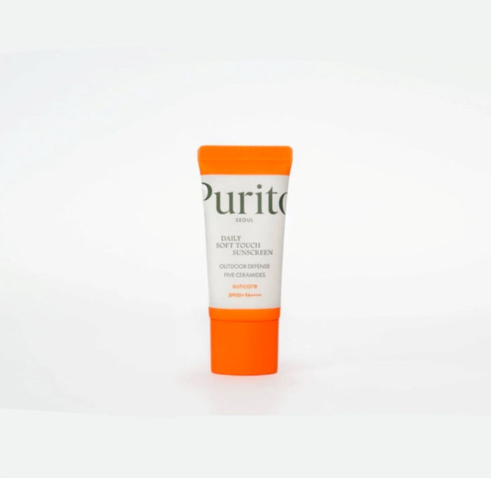 PURITO Daily Soft Touch Sunscreen Outdoor Defense Five Ceramides Suncare Spf50+ PA+++ واقي الشمس من بوريتو