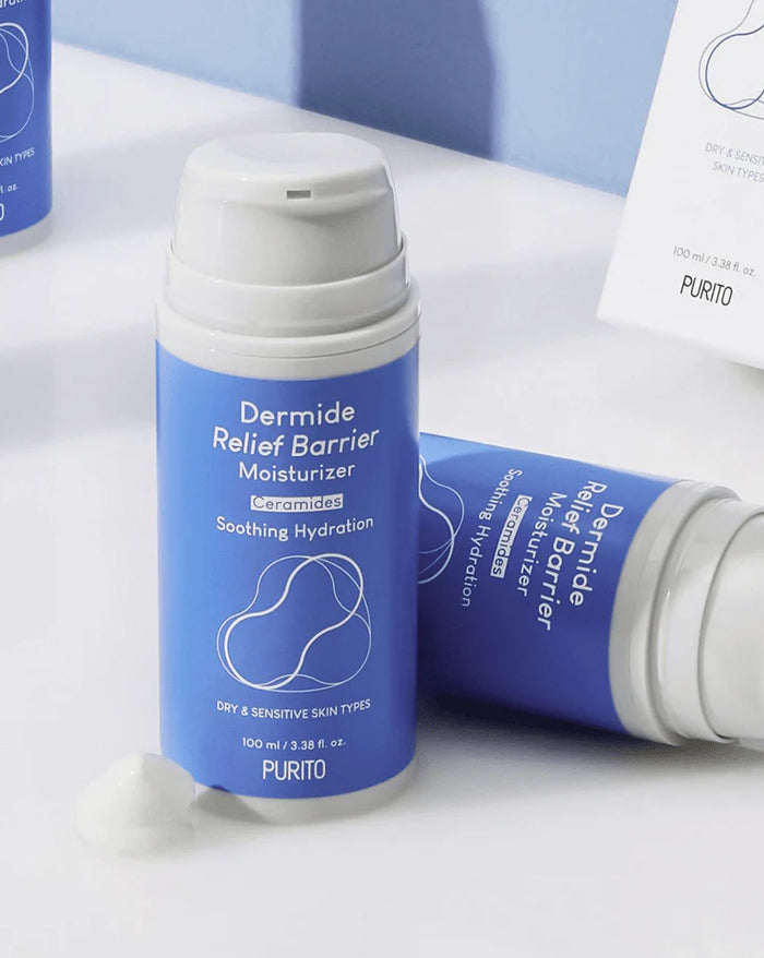 PURITO Dermide Relief Barrier Moisturizer Ceramides soothing Hydration كريم الترطيب و التهدئة بالسيراميد والهايلرونك من بيوريتو