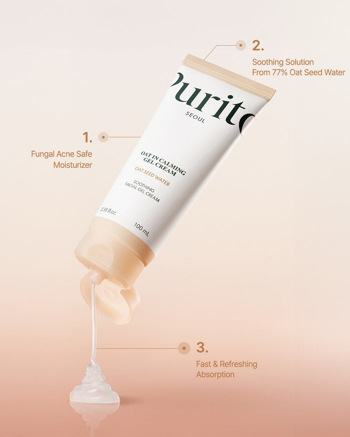 PURITO OAT-IN CALMING GEL CREAM OAT + PANTHENOL كريم البشرة الجل بالبانثينول من بيوريتو