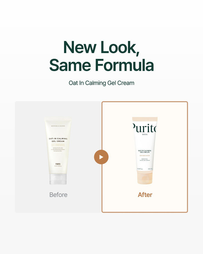 PURITO OAT-IN CALMING GEL CREAM OAT + PANTHENOL كريم البشرة الجل بالبانثينول من بيوريتو