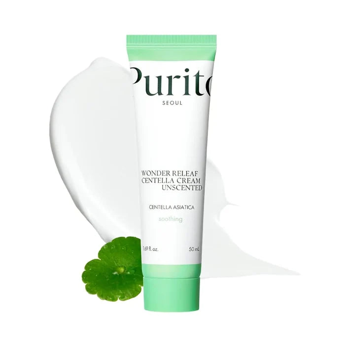 PURITO Wonder Releaf Centella Cream Unscented  كريم السنتيلا المهدئ والمرمم للبشرة من بيوريتو