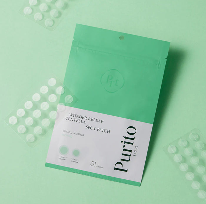PURITO Wonder Releaf Centella Spot Patch لصقة علاج الحبوب من بيوريتو