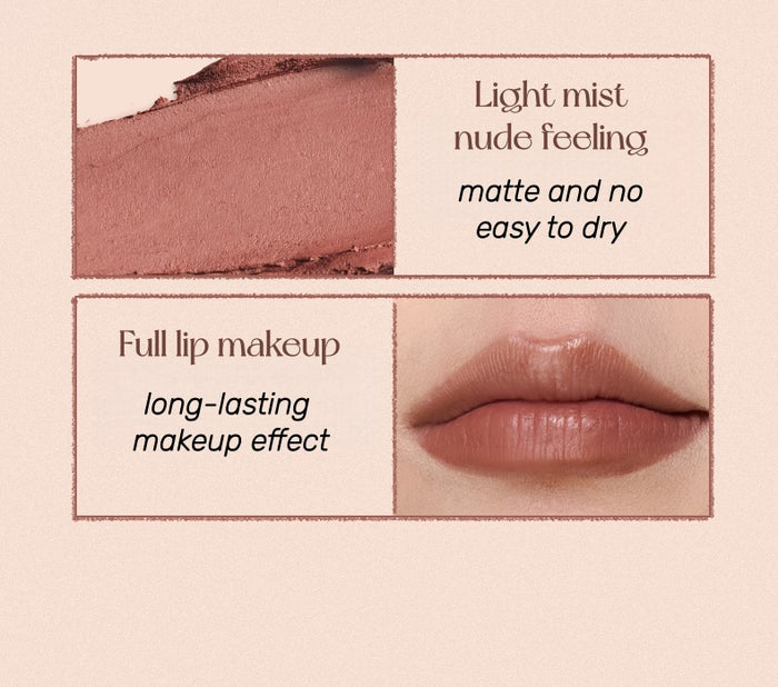 QianYan X DODONAMI Collection Double-head Matte Lipstick Pen T5317