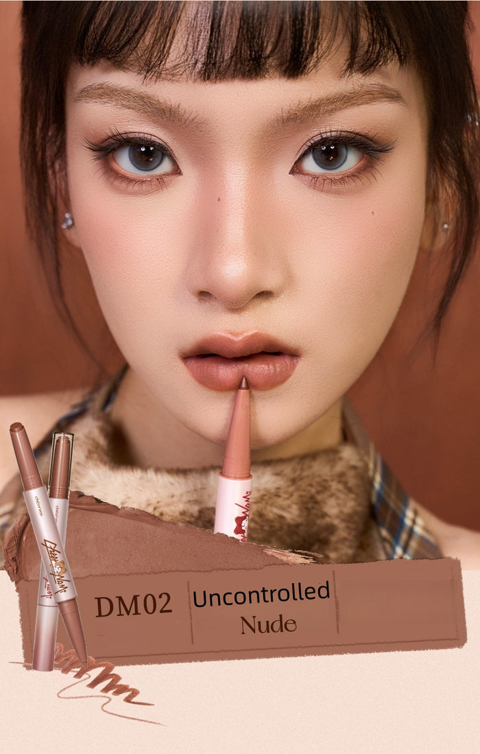 QianYan X DODONAMI Collection Double-head Matte Lipstick Pen T5317