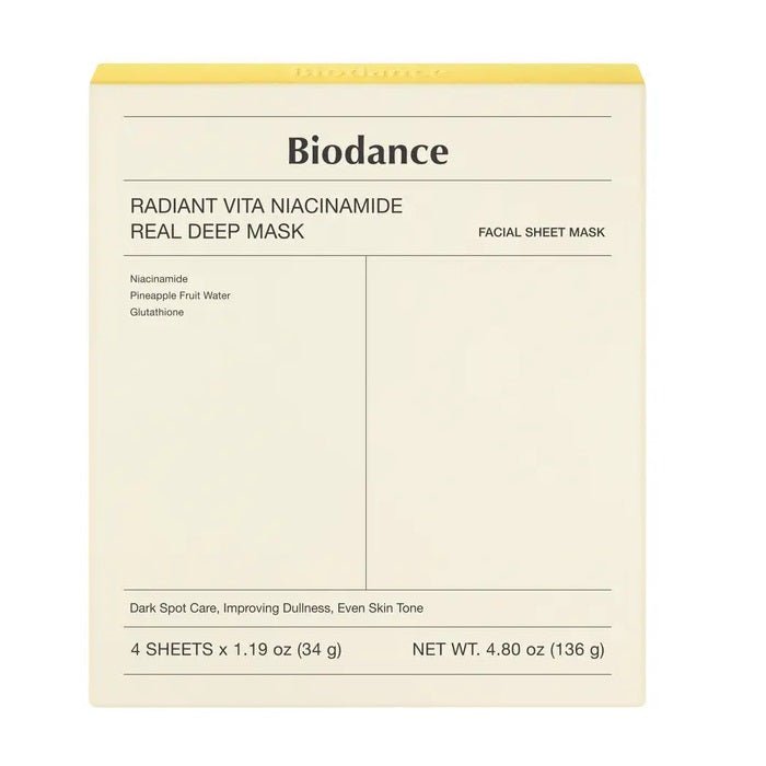 RADIANT VITA NIACINAMIDE REAL DEEP MASK - Masca Tip Gel Cu Niacinamida Si Glutation - skinseen.ro
