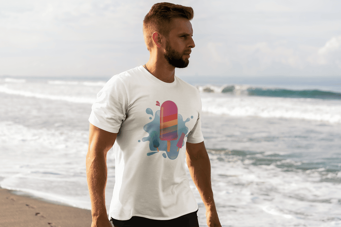 Rainbow Popsicle - Splashed! Unisex T-Shirt - Billyforce Shop