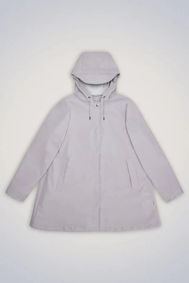 Rains - A-line W Jacket - Flint-Vestes et Manteaux-