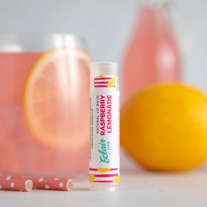 Raspberry Lemonade lip balm from Cashmere & Cocktails blog