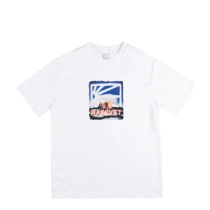 RASSVET - On Fire Knit Tee - White - T-shirts - PACC15T003