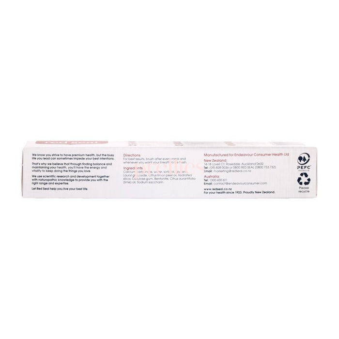Red Seal Natural SLS free Toothpaste (Lemon) 100g
