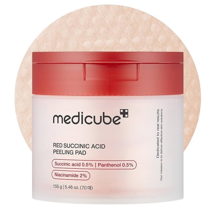 RED SUCCINIC ACID PEELING - Dischete Faciale Exfoliante - skinseen.ro
