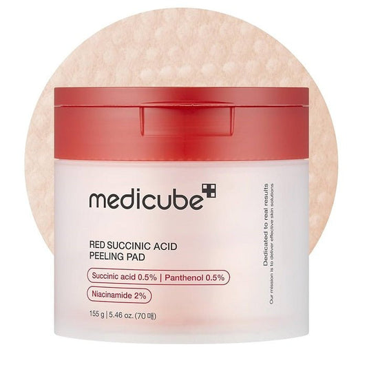 RED SUCCINIC ACID PEELING - Dischete Faciale Exfoliante - skinseen.ro
