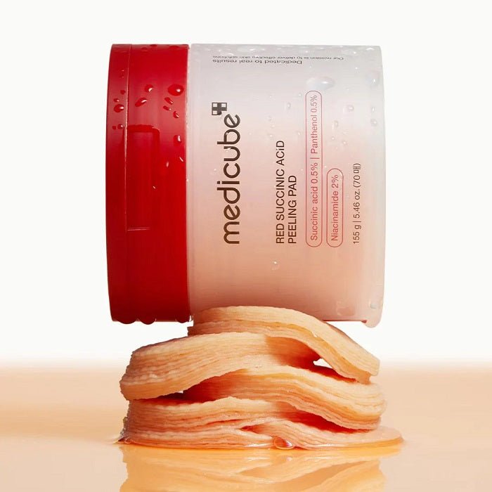 RED SUCCINIC ACID PEELING - Dischete Faciale Exfoliante - skinseen.ro
