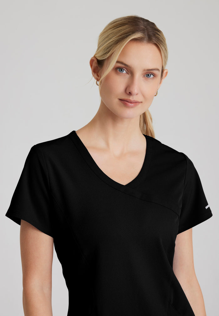 Reliance Top - Black - Grey's Anatomy Scrubs