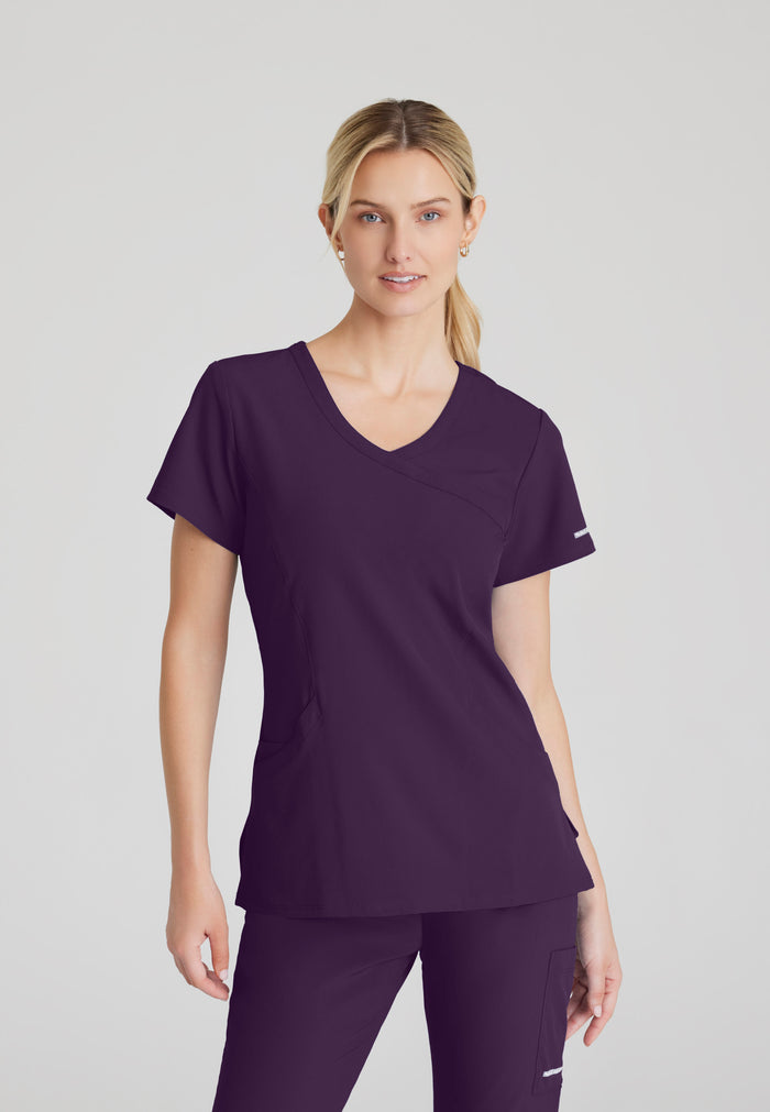Reliance Top - Eggplant - Grey's Anatomy Scrubs